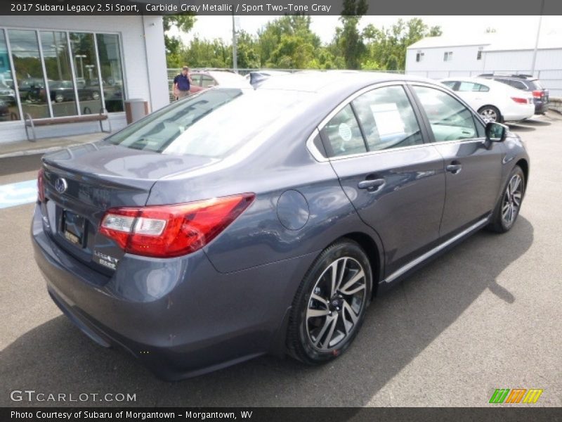 Carbide Gray Metallic / Sport Two-Tone Gray 2017 Subaru Legacy 2.5i Sport