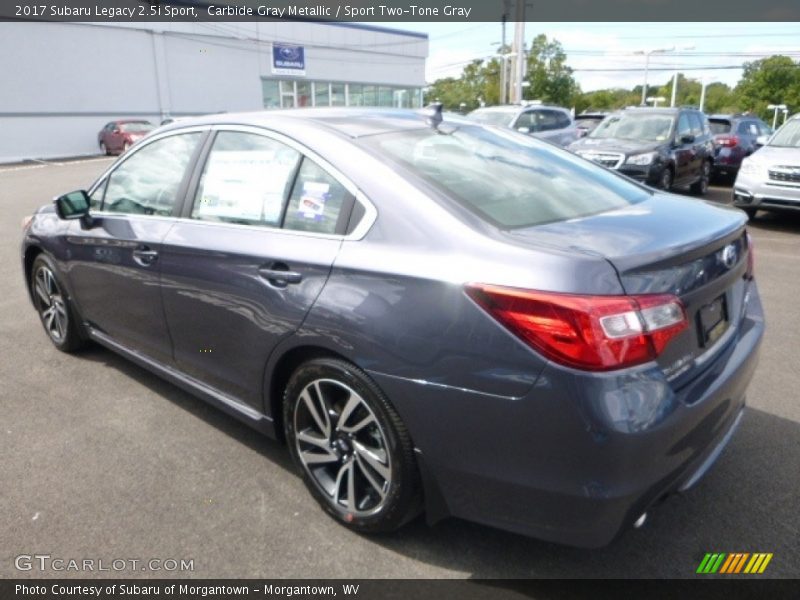 Carbide Gray Metallic / Sport Two-Tone Gray 2017 Subaru Legacy 2.5i Sport