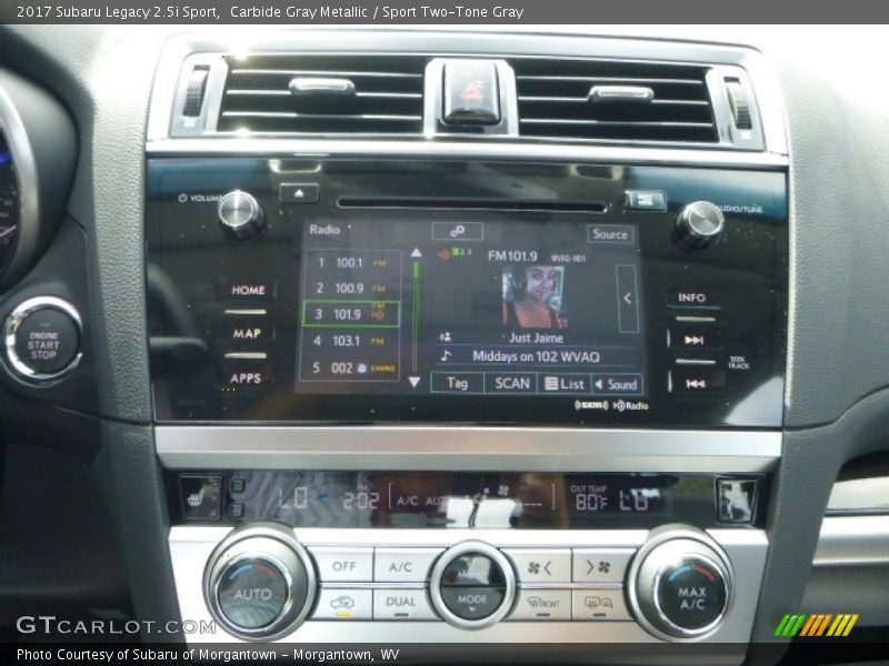 Carbide Gray Metallic / Sport Two-Tone Gray 2017 Subaru Legacy 2.5i Sport