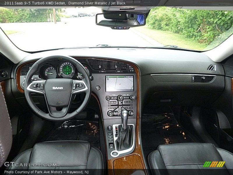 Diamond Silver Metallic / Jet Black 2011 Saab 9-5 Turbo6 XWD Sedan