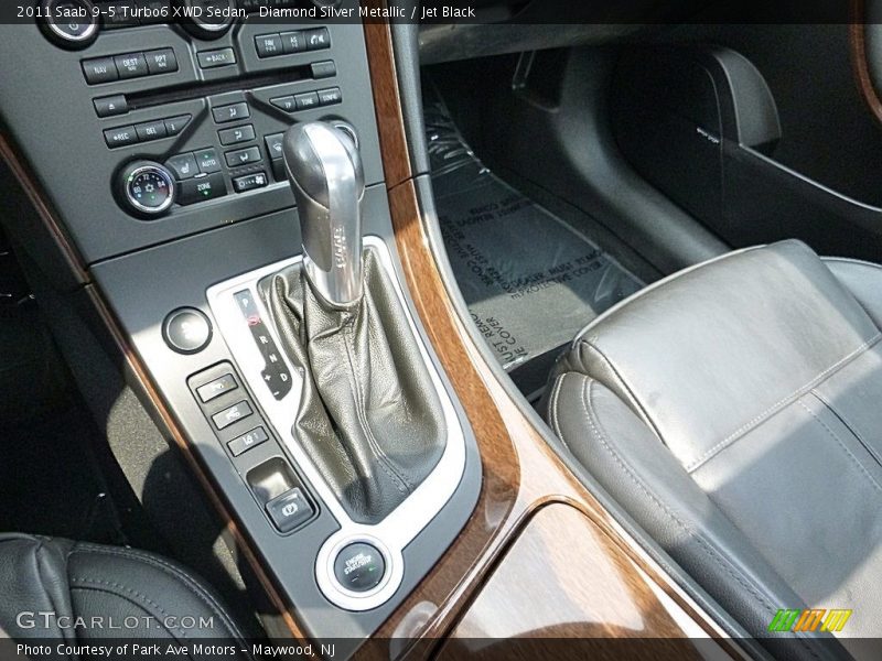 Diamond Silver Metallic / Jet Black 2011 Saab 9-5 Turbo6 XWD Sedan