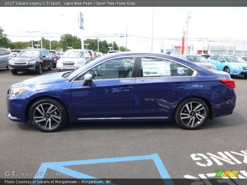 Lapis Blue Pearl / Sport Two-Tone Gray 2017 Subaru Legacy 2.5i Sport