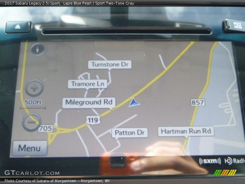 Lapis Blue Pearl / Sport Two-Tone Gray 2017 Subaru Legacy 2.5i Sport