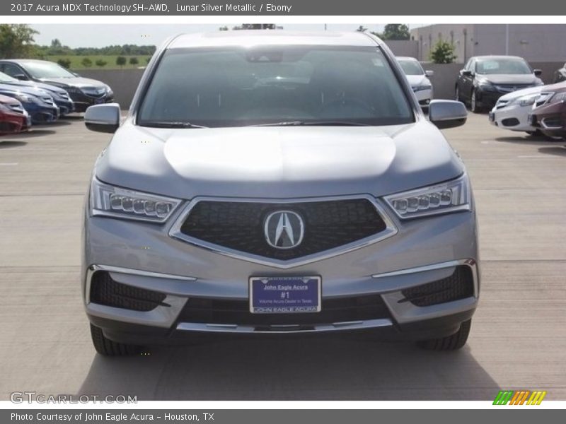 Lunar Silver Metallic / Ebony 2017 Acura MDX Technology SH-AWD