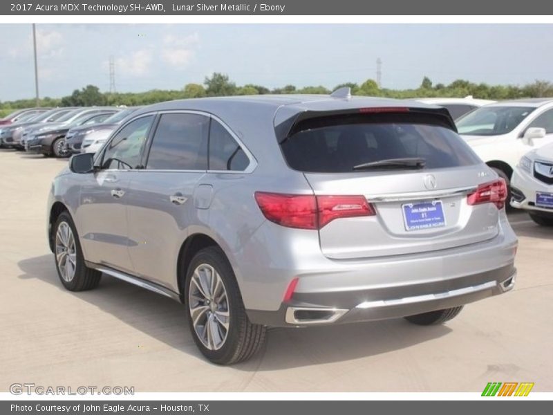 Lunar Silver Metallic / Ebony 2017 Acura MDX Technology SH-AWD