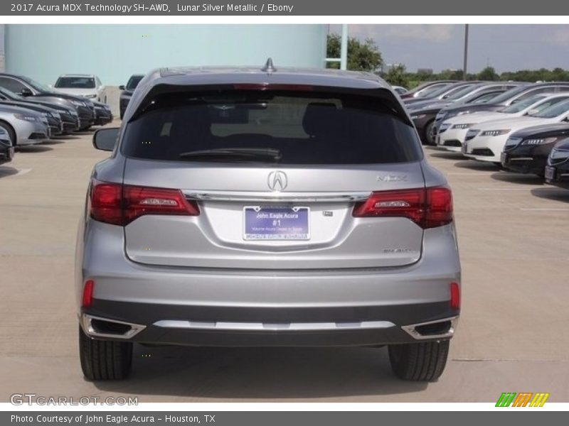 Lunar Silver Metallic / Ebony 2017 Acura MDX Technology SH-AWD