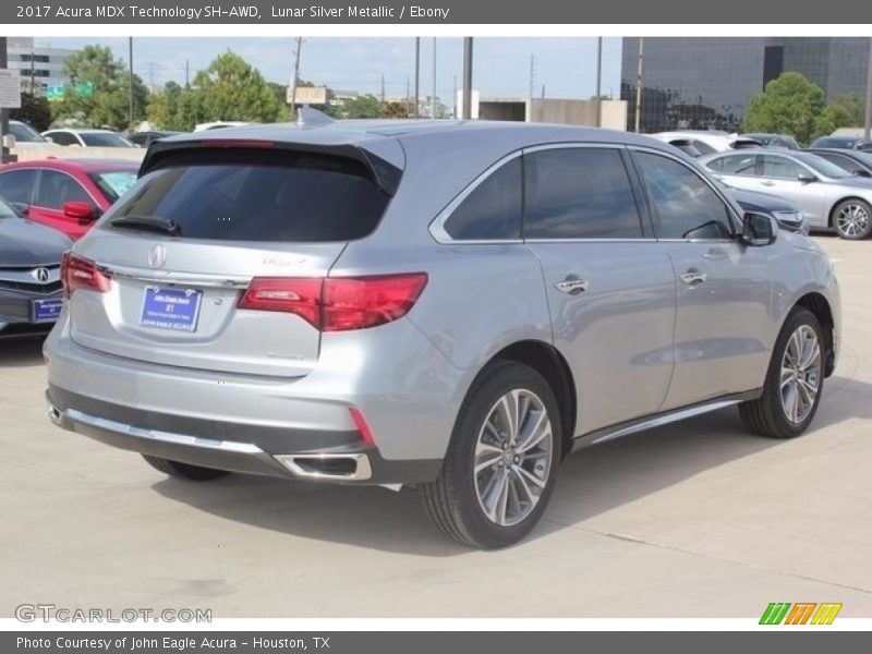 Lunar Silver Metallic / Ebony 2017 Acura MDX Technology SH-AWD