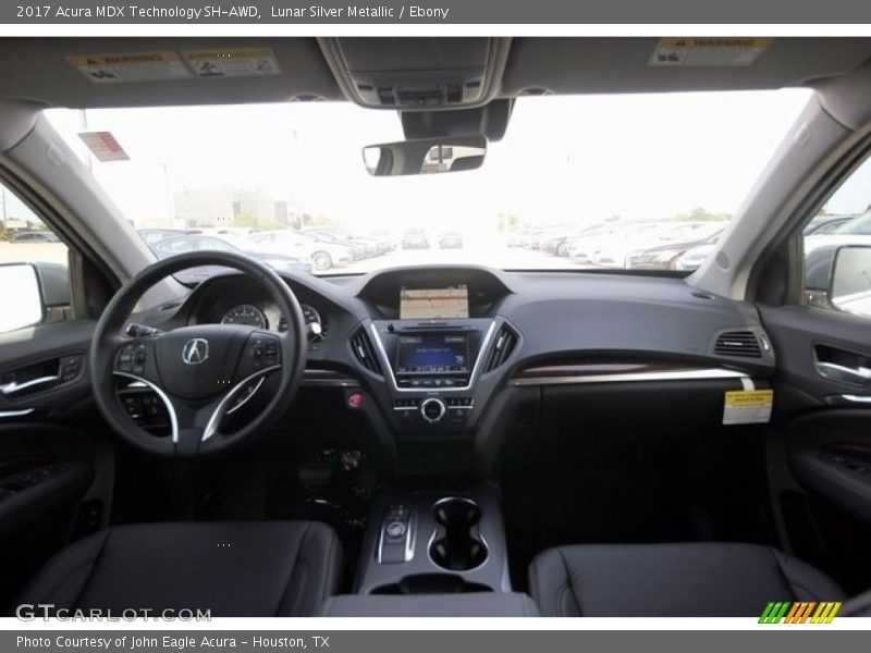 Lunar Silver Metallic / Ebony 2017 Acura MDX Technology SH-AWD