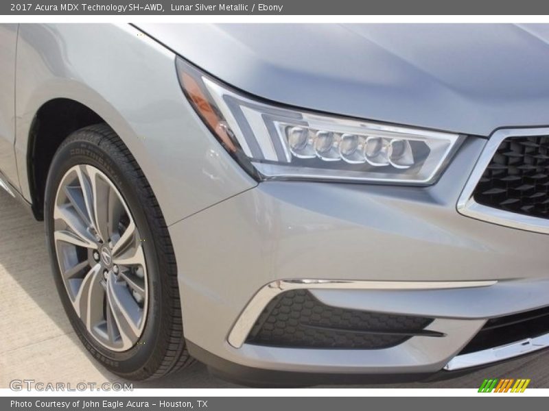 Lunar Silver Metallic / Ebony 2017 Acura MDX Technology SH-AWD