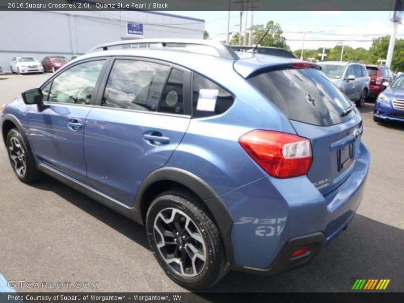 Quartz Blue Pearl / Black 2016 Subaru Crosstrek 2.0i