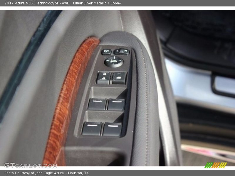 Lunar Silver Metallic / Ebony 2017 Acura MDX Technology SH-AWD