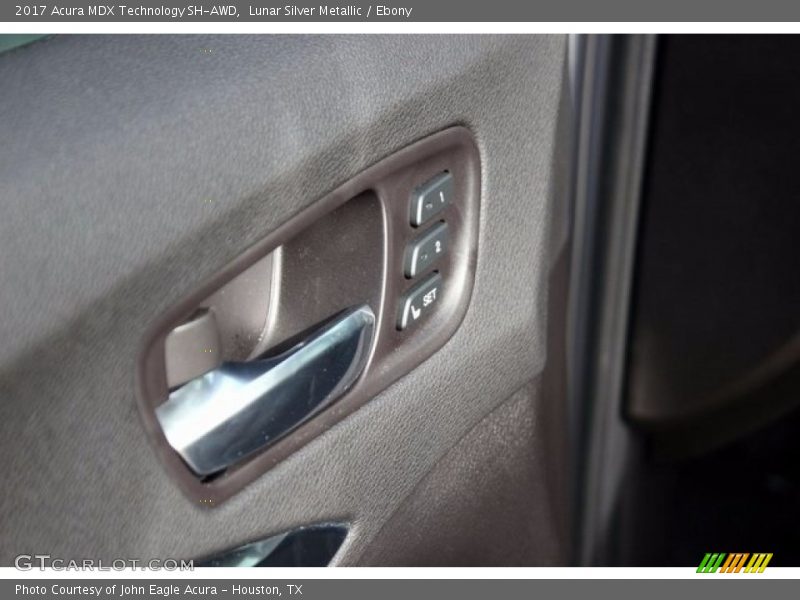 Lunar Silver Metallic / Ebony 2017 Acura MDX Technology SH-AWD