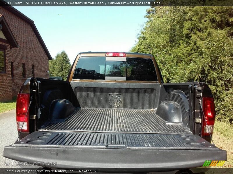 Western Brown Pearl / Canyon Brown/Light Frost Beige 2013 Ram 1500 SLT Quad Cab 4x4