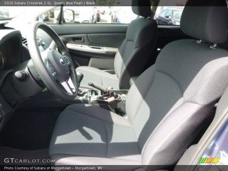 Quartz Blue Pearl / Black 2016 Subaru Crosstrek 2.0i