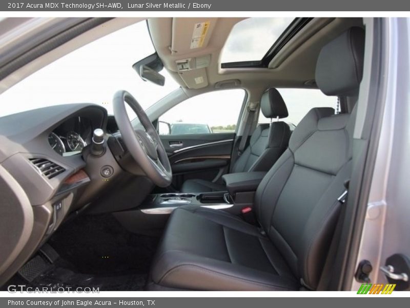 Lunar Silver Metallic / Ebony 2017 Acura MDX Technology SH-AWD