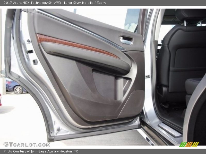 Lunar Silver Metallic / Ebony 2017 Acura MDX Technology SH-AWD