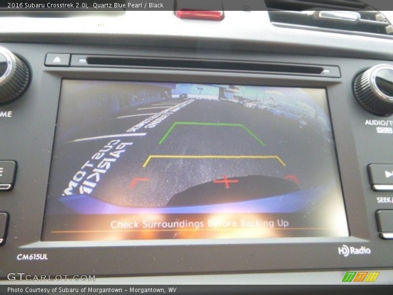 Quartz Blue Pearl / Black 2016 Subaru Crosstrek 2.0i