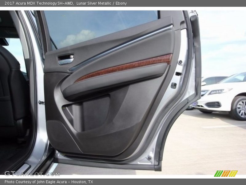 Lunar Silver Metallic / Ebony 2017 Acura MDX Technology SH-AWD