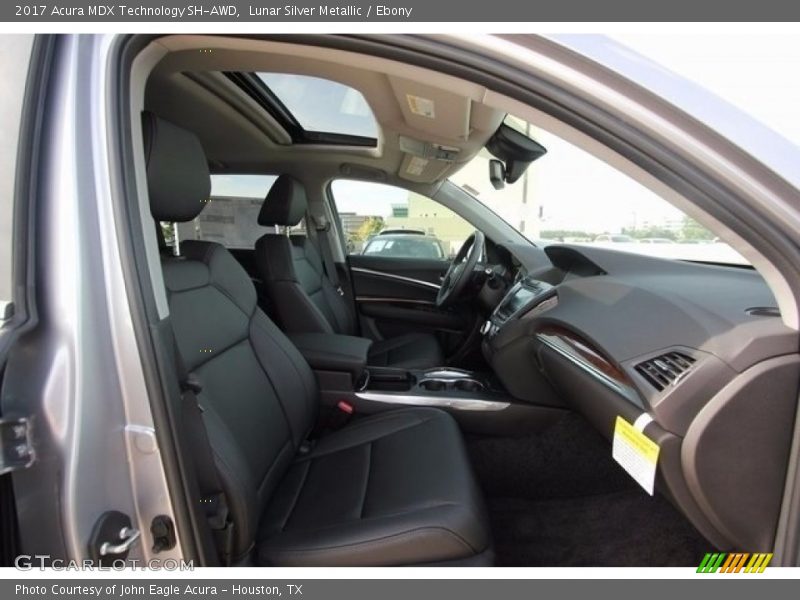 Lunar Silver Metallic / Ebony 2017 Acura MDX Technology SH-AWD