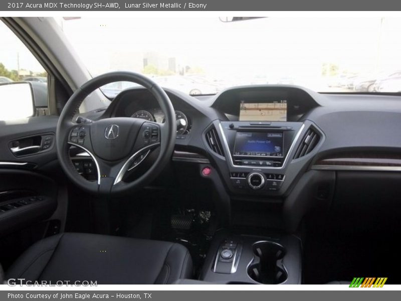 Lunar Silver Metallic / Ebony 2017 Acura MDX Technology SH-AWD