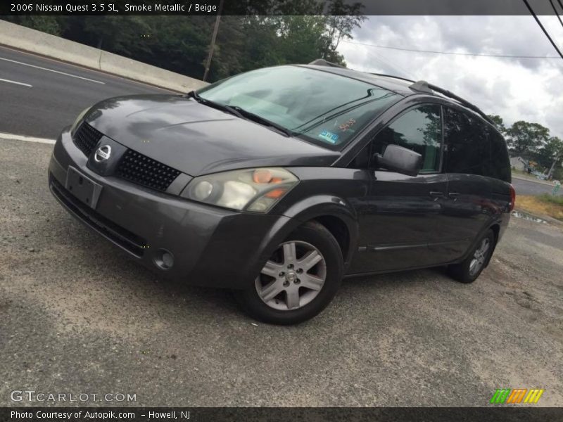 Smoke Metallic / Beige 2006 Nissan Quest 3.5 SL