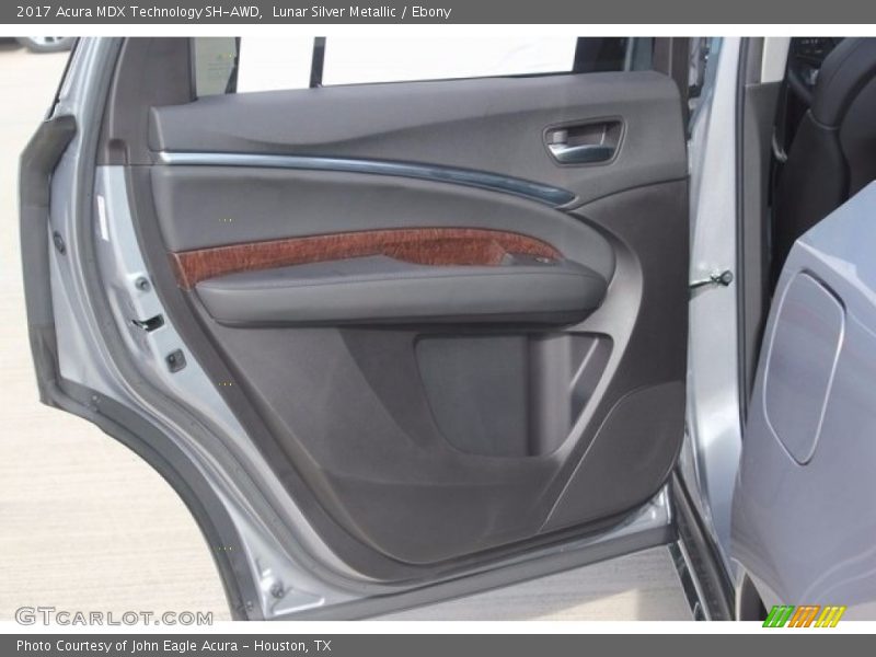Lunar Silver Metallic / Ebony 2017 Acura MDX Technology SH-AWD