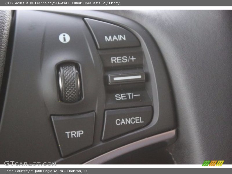 Lunar Silver Metallic / Ebony 2017 Acura MDX Technology SH-AWD