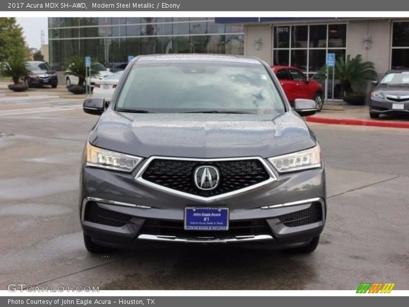 Modern Steel Metallic / Ebony 2017 Acura MDX SH-AWD