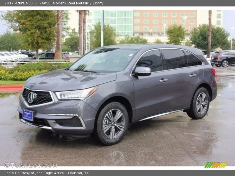 Modern Steel Metallic / Ebony 2017 Acura MDX SH-AWD