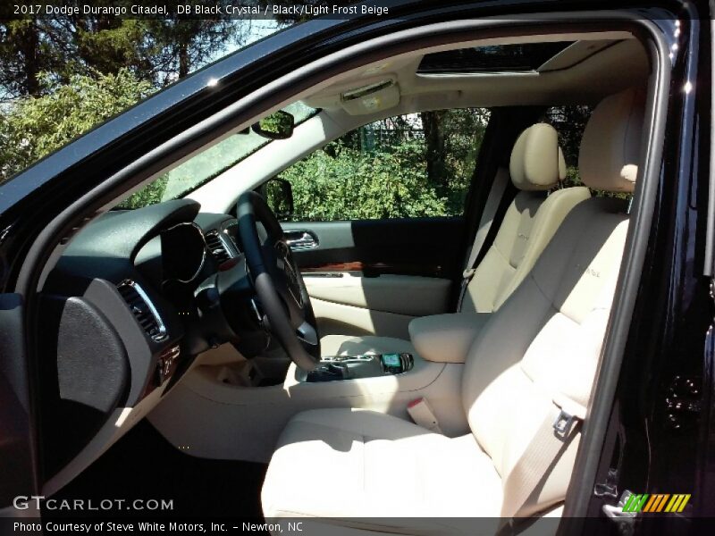 Front Seat of 2017 Durango Citadel