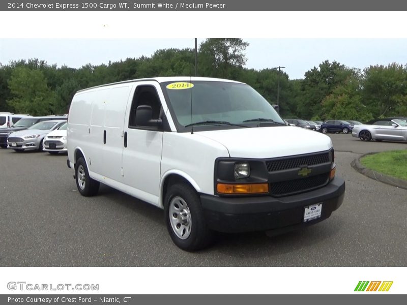 Summit White / Medium Pewter 2014 Chevrolet Express 1500 Cargo WT