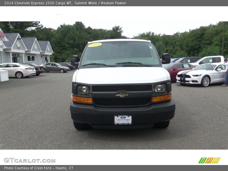Summit White / Medium Pewter 2014 Chevrolet Express 1500 Cargo WT