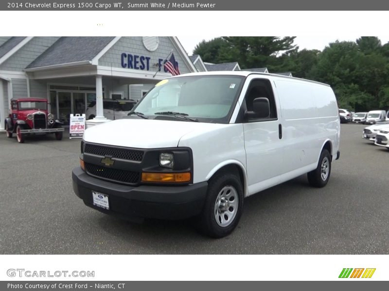 Summit White / Medium Pewter 2014 Chevrolet Express 1500 Cargo WT