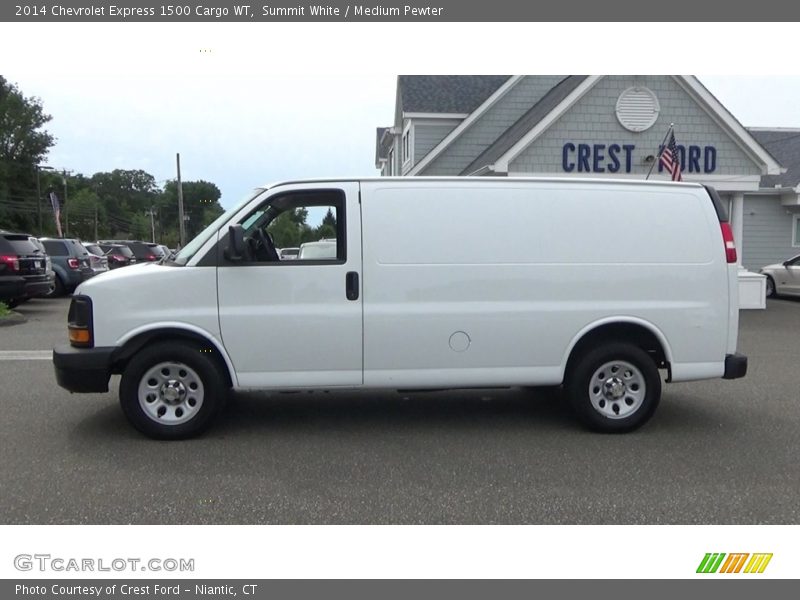 Summit White / Medium Pewter 2014 Chevrolet Express 1500 Cargo WT