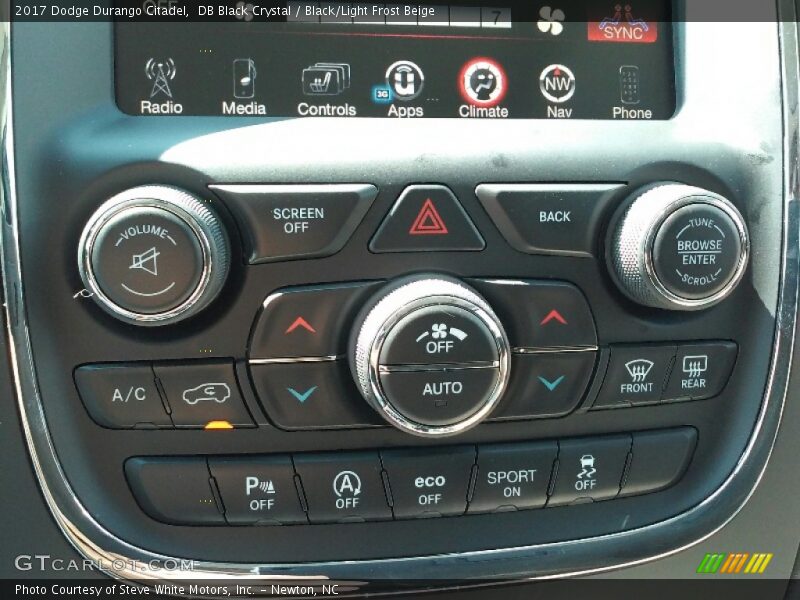 Controls of 2017 Durango Citadel