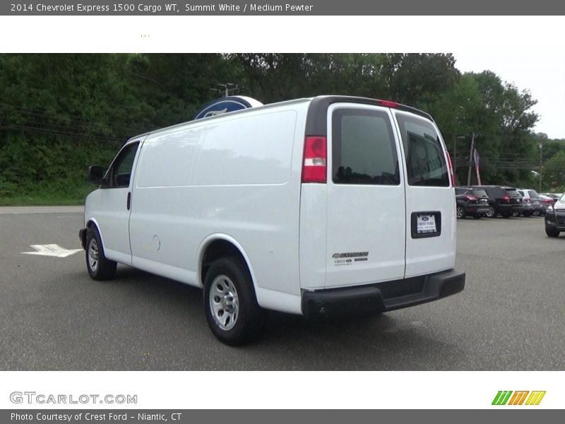 Summit White / Medium Pewter 2014 Chevrolet Express 1500 Cargo WT