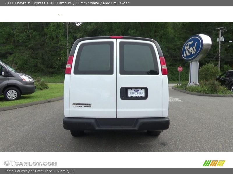 Summit White / Medium Pewter 2014 Chevrolet Express 1500 Cargo WT