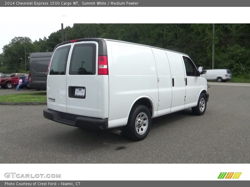 Summit White / Medium Pewter 2014 Chevrolet Express 1500 Cargo WT