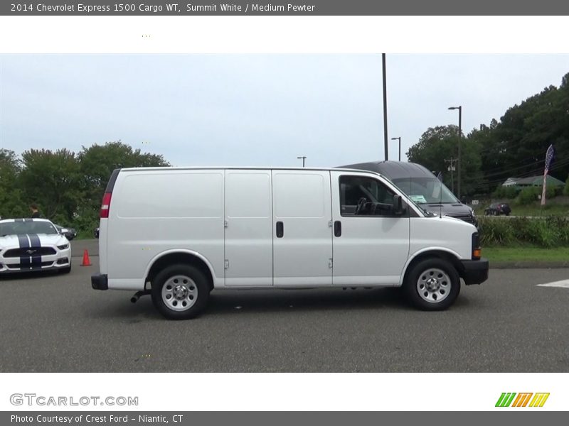 Summit White / Medium Pewter 2014 Chevrolet Express 1500 Cargo WT