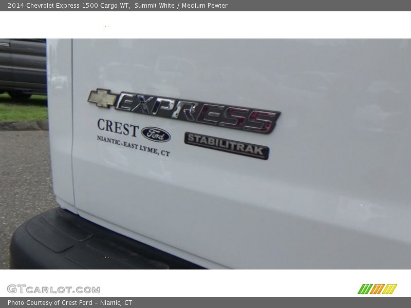 Summit White / Medium Pewter 2014 Chevrolet Express 1500 Cargo WT