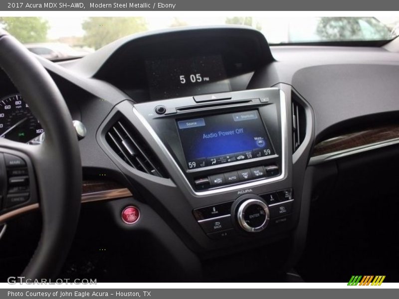 Modern Steel Metallic / Ebony 2017 Acura MDX SH-AWD
