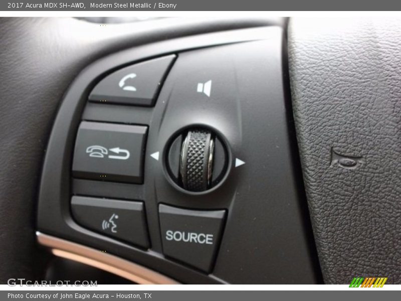 Modern Steel Metallic / Ebony 2017 Acura MDX SH-AWD