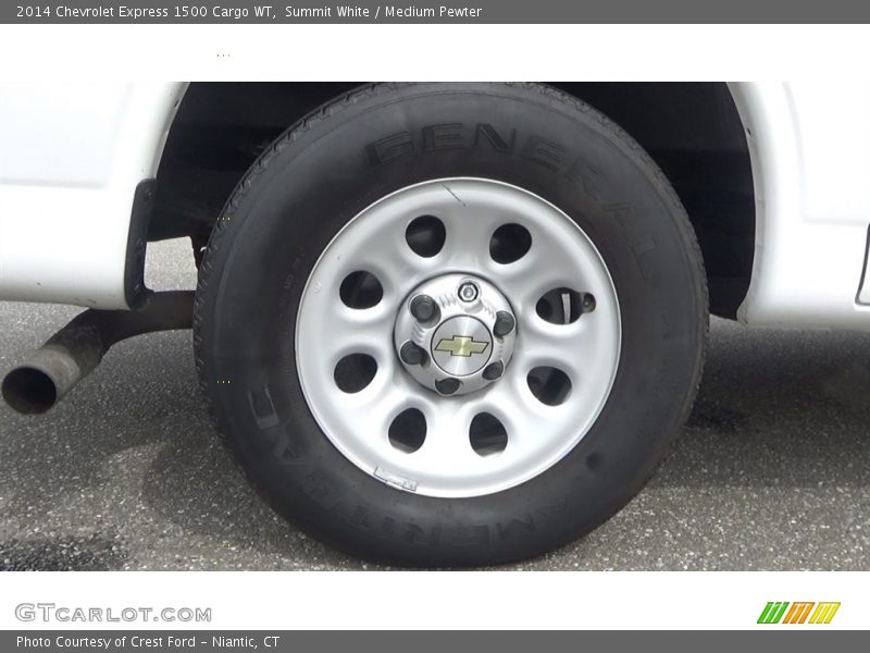 Summit White / Medium Pewter 2014 Chevrolet Express 1500 Cargo WT