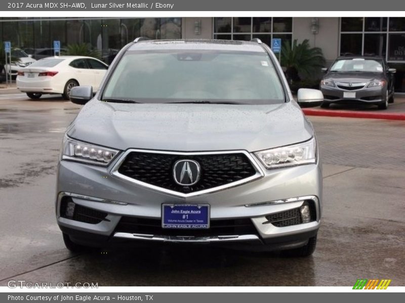 Lunar Silver Metallic / Ebony 2017 Acura MDX SH-AWD