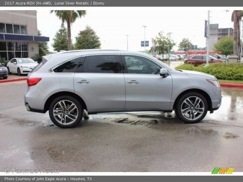 Lunar Silver Metallic / Ebony 2017 Acura MDX SH-AWD