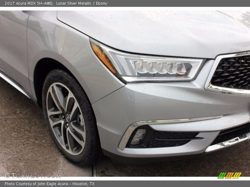 Lunar Silver Metallic / Ebony 2017 Acura MDX SH-AWD