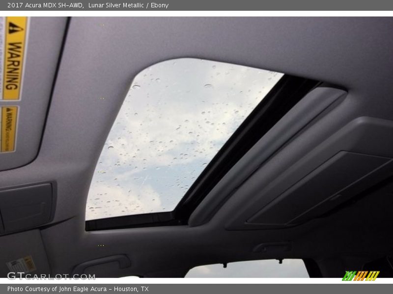 Lunar Silver Metallic / Ebony 2017 Acura MDX SH-AWD
