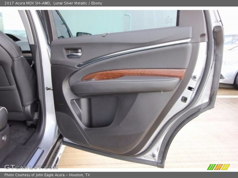 Lunar Silver Metallic / Ebony 2017 Acura MDX SH-AWD