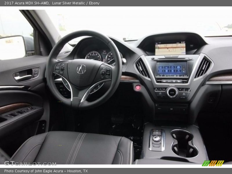 Lunar Silver Metallic / Ebony 2017 Acura MDX SH-AWD