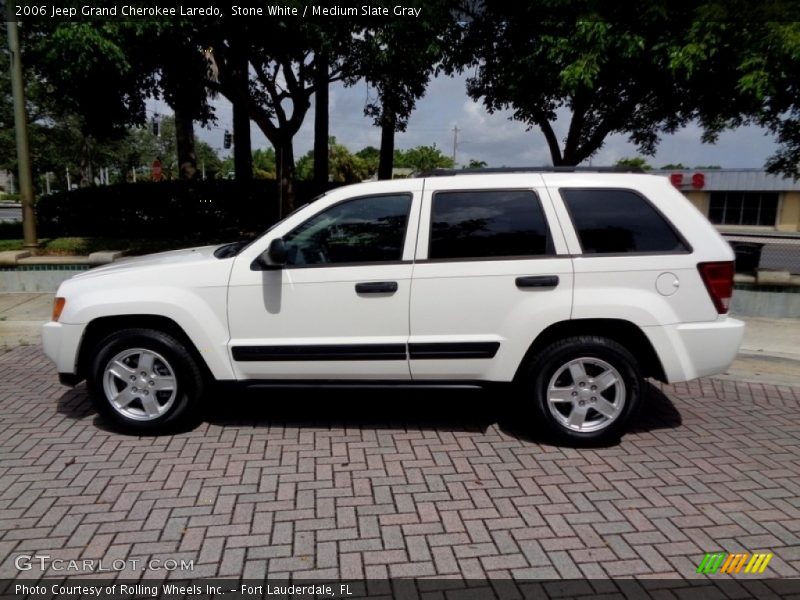 Stone White / Medium Slate Gray 2006 Jeep Grand Cherokee Laredo